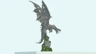 image of Large Dragon Statue by thebigbaron Minecraft litematic
